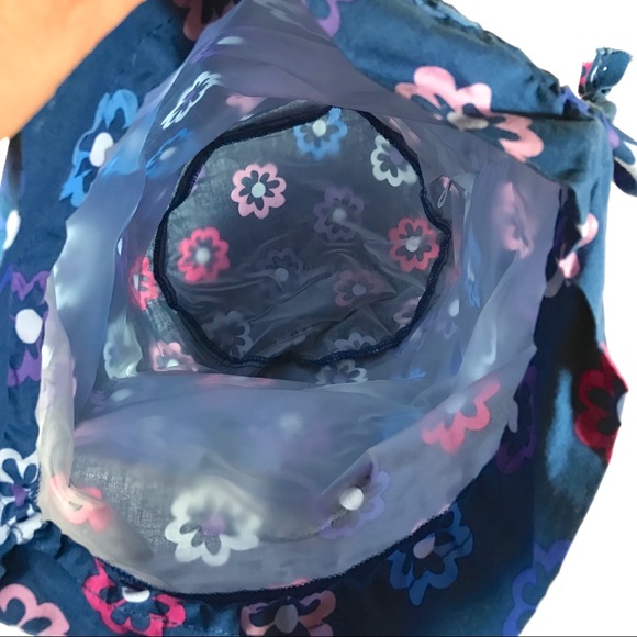 Vera Bradley Ellie Flowers Ditty Bag - Picture 3 of 3